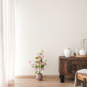 شجر جهنمي صناعي 69 سم - وردي فاتح