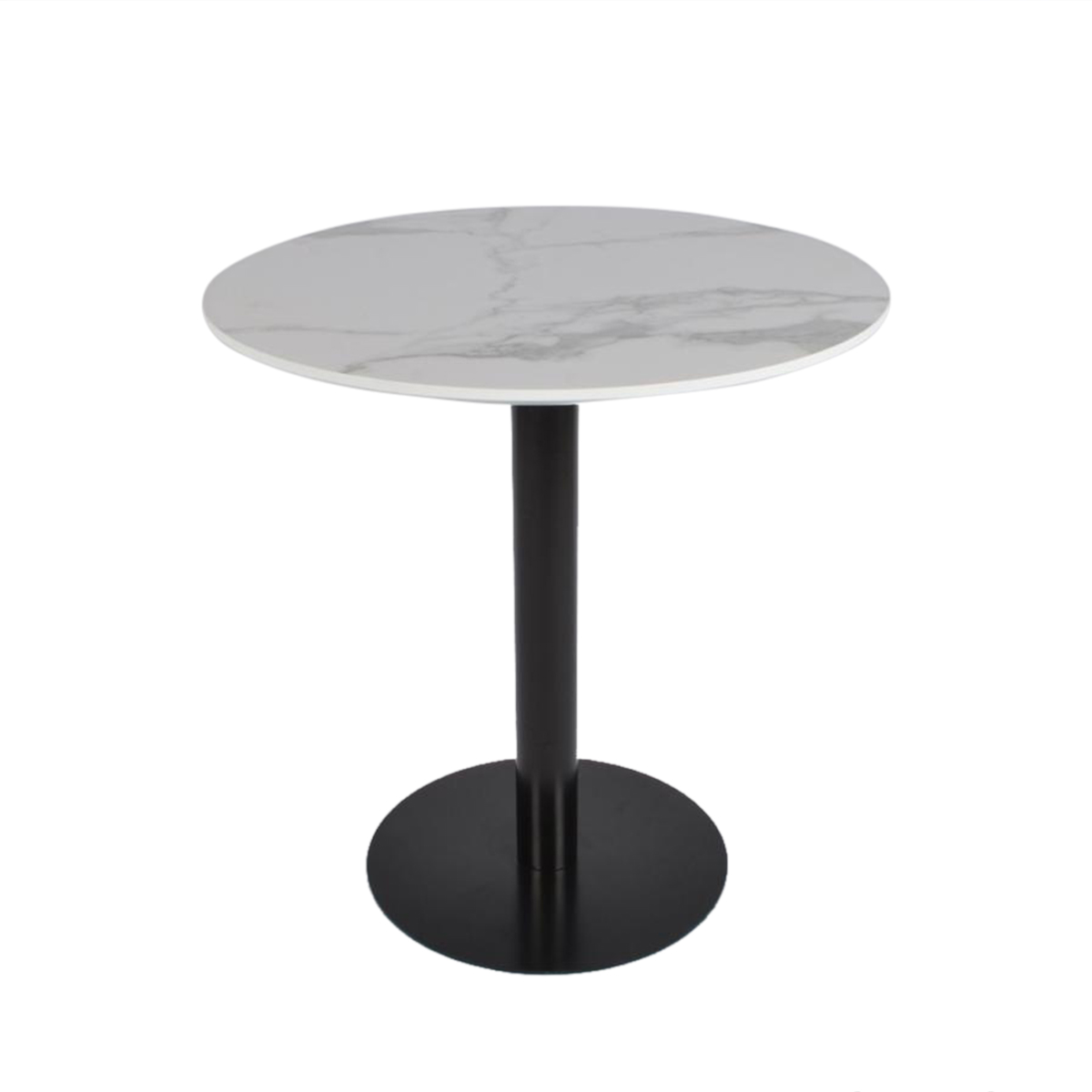 طاولة مقهى خشب متميزة باللون الأبيض