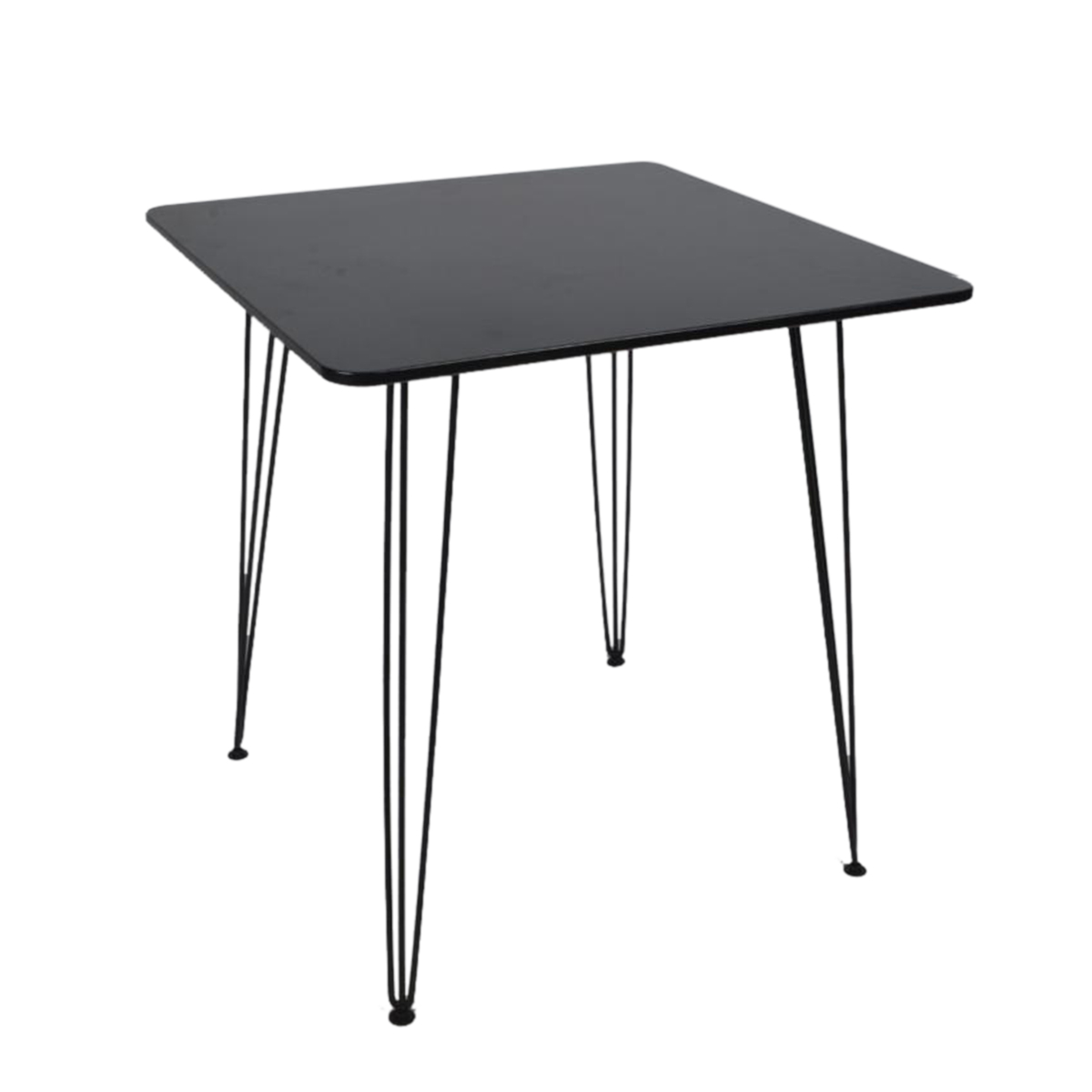 طاولة مقهى خشب متميزة باللون الأسود